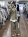 MY312 26S1632 LAZER YAKMALI PANTOLONLU TAKIM - BEJ