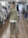 MY312 26S1632 LAZER YAKMALI PANTOLONLU TAKIM - BEJ