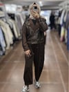 MY312 26S7717 ARKASI BASKILI PAYET CEKET-BAKIR