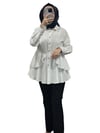 MY312 26S8815 ARKASI DANTELLİ TUNİK - EKRU