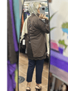 MY312 27W8906 ARKASI DANTELLİ TUNİK - KAHVE