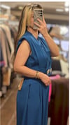 ON FASHION 26Y.ON.BLZ.70300.01 TAŞ DETAYLI BLUZ - MAVİ