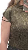 ON FASHION 26Y.ON.BLZ.70357.01 BLUZ - GOLD