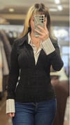 ON FASHION 26Y.ON.BLZ.70364.01 BLUZ - SİYAH