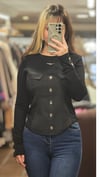 ON FASHION 26Y.ON.BLZ.70365.01 BLUZ * SİYAH