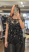 ON FASHION 26Y.ON.BLZ.70477.01 İNCİ DETAYLI DANTEL BLUZ-SİYAH