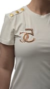 ON FASHION 26Y.ON.BLZ.76609.01 OMUZLARI DÜĞMELİ KISA KOL BLUZ -EKRU