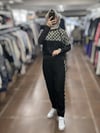 ON FASHION 26Y.ON.ESF.76347.01 ALT YANLARI DESENLİ BİLEK BOY EŞF - SİYAH