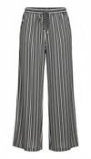 ON FASHION 26Y.ON.PNT.74903.01 BOL ÇİZGİLİ PANTOLON - SİYAH