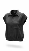 ON FASHION 26Y.ON.YLK.74902.01 ÇİZGİLİ DÜĞMELİ SIFIR YAKA YELEK - SİYAH