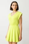ON FASHION 54234 DİKİŞLİ PİLELİ ETEK - FISTIK