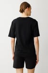 ON FASHION 56315 NAKIŞ VE TAŞ İŞLEMELİ BLUZ - SİYAH