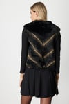 ON FASHION 6K.ON.YLK.60915 2802 KÜRK YELEK - SİYAH