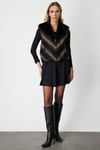 ON FASHION 6K.ON.YLK.60915 2802 KÜRK YELEK - SİYAH