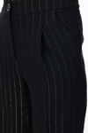 ON FASHION BOL ÇİZGİLİ PANTOLON - SİYAH