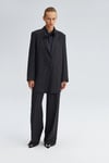 PARLAK TAŞLI BLAZER CEKET-ANTRASİT