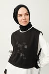 PUFFY BOLEROLU 2Lİ TAKIM - SİYAH