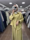 PUREVA 2681-TCE-25Y TENCEL TUNİK ETEK TAKIM - AMBER