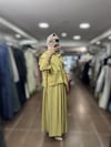 PUREVA 2681-TCE-25Y TENCEL TUNİK ETEK TAKIM - AMBER