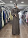 PUREVA TENCEL TAM BOY ELBİSE - Çikolata