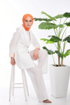 TEK SPOR CEKET - EKRU