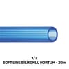 1/2 SOFTLINE SİLİKONLU HORTUM 20 MT (100gr/mt)