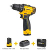AKÜLÜ VİDALAMA SETİ 12 VOLT (2*1.5 Ah)