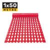 EMNİYET ALAN PERDESİ 1x50 MT. 40 Gr. KIRMIZI