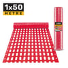 EMNİYET ALAN PERDESİ 1x50 MT. 40 Gr. KIRMIZI