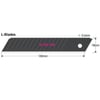 KDS MAKET BIÇAĞI YEDEĞİ 18 MM SİYAH KOD:LB-10B EVO