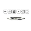 MTE HSS PUNTA MATKABI FORM A DIN 333/A 4 MM
