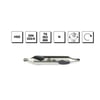 MTE HSS PUNTA MATKABI FORM A DIN 333/A 6.3 MM