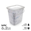 SAKLAMA KABI DİKDÖRTGEN 6200 ML (DETERJANLIK)