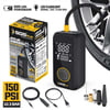 ŞARJLI HAVA KOMPRESÖRÜ DİJİTAL 12V 6.0 Ah (150 PSI)