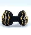 GOLDY MODEL SİYAH SATEN TAÇ GOLD01