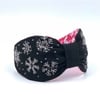 KAR TANESİ NAKIŞLI SİYAH TAÇ SNOW1