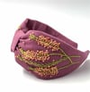 MİMOZA NAKIŞLI PASTEL FUŞYA TAÇ MM06A
