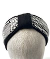 YÜNLÜ KIŞLIK SİYAH BEYAZ BANDANA BAND03