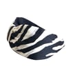 ZEBRA DESEN SATEN SİYAH BEYAZ TAÇ ZEB01