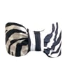 ZEBRA DESEN SATEN SİYAH BEYAZ TAÇ ZEB01