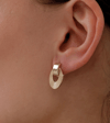 Oval Aura Küpe