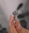 Lotus Yüzük-Beyaz