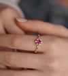 Pembe Lotus Yüzük
