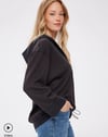 Dokuma Garnili Kapüşonlu Modallı Sweatshırt
