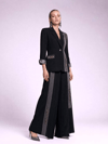 Gümüş Şerit Detaylı Blazer Ceket