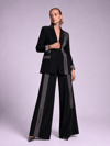 Gümüş Şerit Detaylı Blazer Ceket