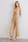 V Yaka Agraf Crop Camel Yelek