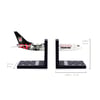 KTPD0018Zekupp Boeing 737-800 1/100 Ölçek Beşiktaş Lisanslı 1903 Beşiktaş Logolu Tasarım Kitap Desteği 