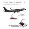 UCK0140Zekupp Boeing 737-800 1/100 Ölçek FHTF Sloganlı Model Uçak