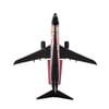 UCK0142Zekupp Boeing 737 - 800 1/100 Ölçekli Ülke Bayrakları Temalı Siyah Renkli Maket Uçak